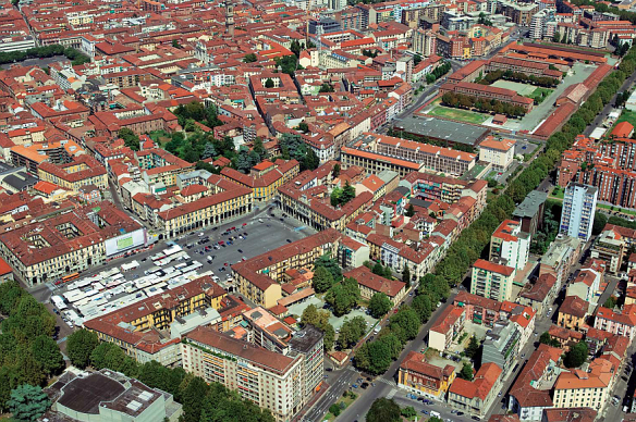 alessandria - veduta aerea